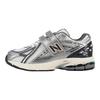 Kids 1906R Lightweight Breathable Slip-Resistant Durable Low-Top Casual Sneakers Silver P19068W7