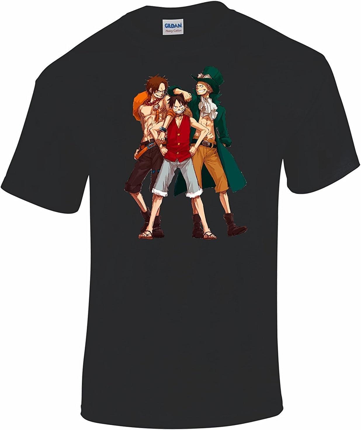 

One Piece Luffy Brother, Custom Tshirt (L) Black XXXXXL чорний