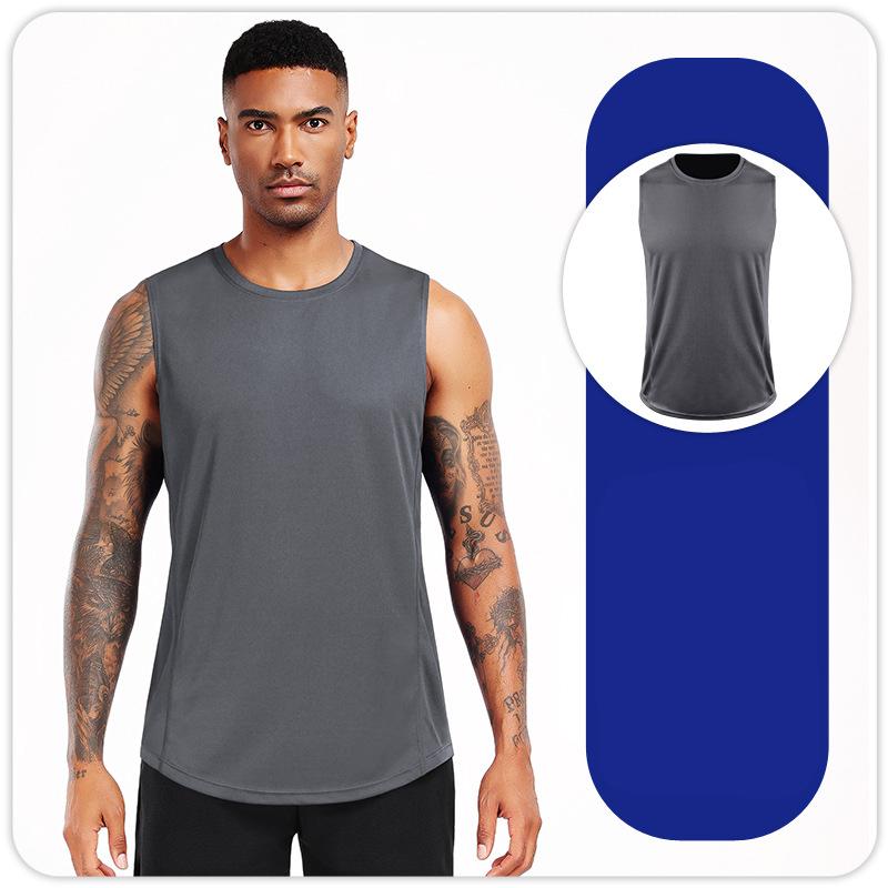 Pánské tílko na běhání do posilovny bez rukávů Joggerová tílka Tréninkový badminton Prodyšné Sportovní rychleschnoucí tričko S M L XL XXL 3XL 4XL