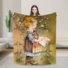 Sarahs Kays Drawing Blankets  Fuzzy Vintage Warm Throw Blankets for Home Decoration,