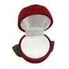 Red Rose Jewelry Box Wedding Ring Gift Case Earrings Storage Display Holder