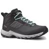 Decathlon MH500 Comfortable and Versatile Non-Slip and Waterproof Mid-Top Hiking Shoes Women's Black Grey