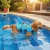 Waterproof Pet Life Jacket Adjustable Pet Buoyancy Suit Dog Swimsuit Dog Swimming Vest  Boating