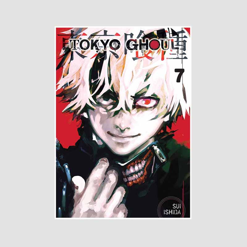 Bílý papír Plakáty a tisky Tokyo Ghoul Klasické japonské anime Nástěnné umění Malba Plakátová nástěnná malba Obrázek Manga Dárek pro fanoušky Pokojová dekorace Domácí dekorace