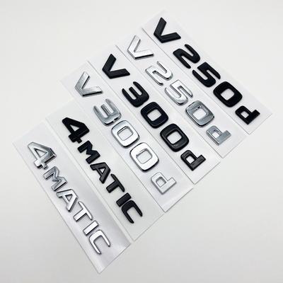 Letras 3D V200d V220d V250d V300d V350d Emblema ABS