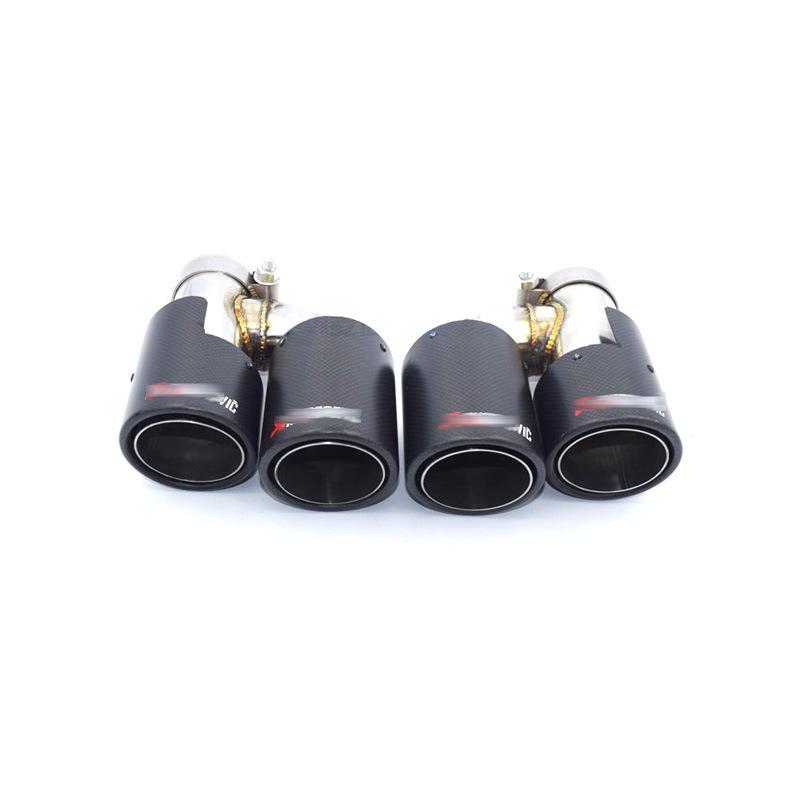 BMW 5 Series M5 Dual-Sided, Quad-Exit Stainless Steel Carbon Fiber Exhaust Tailpipe