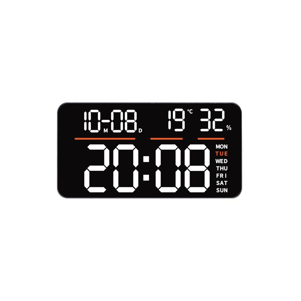 Large Screen Simple Electronic Clock Multifunctional Clock Sitting and Hanging Dual-use Alarm Clock