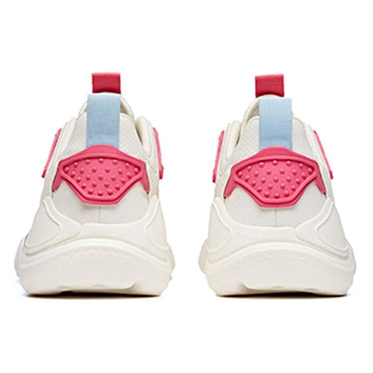 Anta Casual Low-Top Running Shoes Women Sneakers White Red 122038859-1