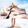 Cherry Blossoms Flowers Microfiber Oversized Beach Towels,Super Absorbent Sand Proof Towel Quick Fast Dry Thin Towels Blanket