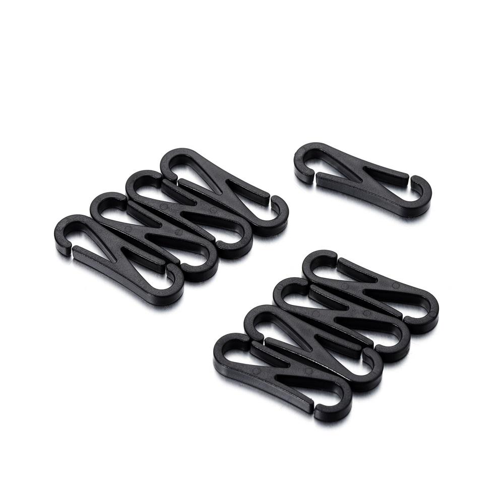 30Pcs Lanyard Hook Spring Backpack Clasp Keychain Buckle Outdoor Cap Rope Fastener Buckles Glasses Holder Strap Loop Accessories