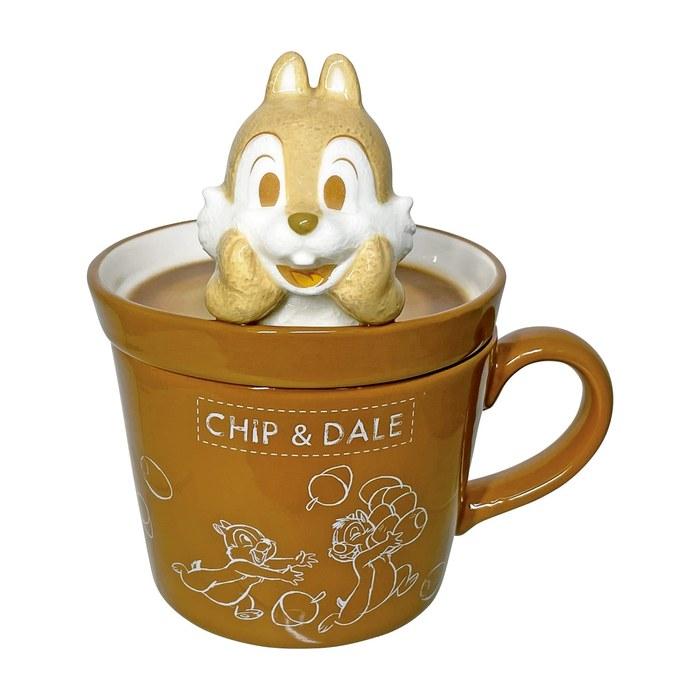 Sanart Disney Chip and Dale Mug Latte Art Chip & Dale 240ml SAN4066 Brown