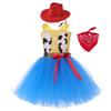 Boys Buzz Woody Jumpsuit Sets Kid Jessie Woody Costume Girl Dress Halloween Cosplay Carnival Party Cowgirl Clothes