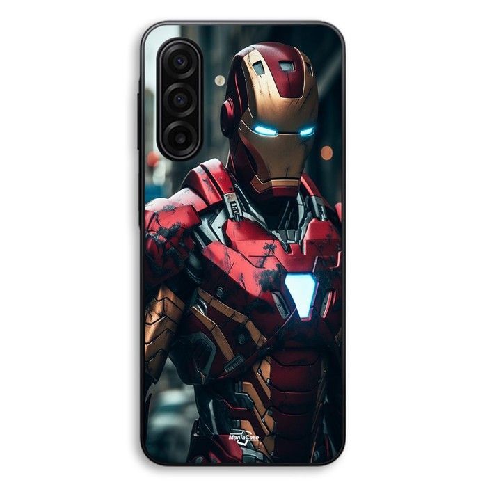 Custodia per telefono - MANIACASE - Samsung Galaxy A17 - Morbida - Silicone TPU - Iron Man combat