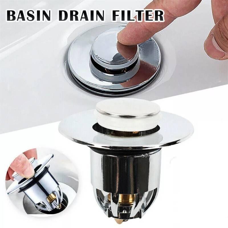 Langlebiger Kunststoff Waschbeckenablauf Pop-up Kern Auslaufsicher Moderne Badezimmerarmatur
