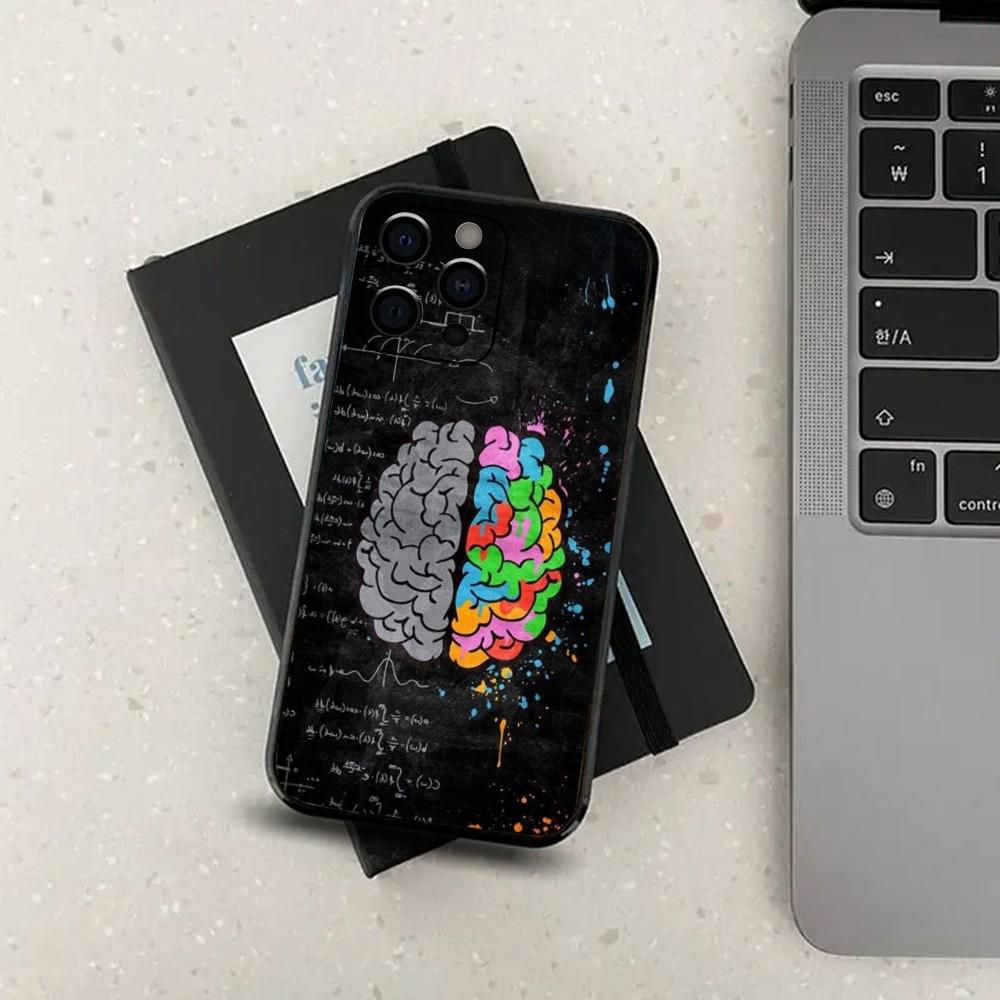

Чехол для телефона Анатомия Мозга для Apple iPhone 15,14,13,12,11,Pro,X,XS,Max,XR,Plus,Mini Мягкий Черный Чехол iPhone15pro