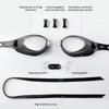 Myopia Swimming Goggles Pool Glasses for Adult Kids HD Anti Fog Optical Eyewear Waterproof Diopter -2.0~-6.0