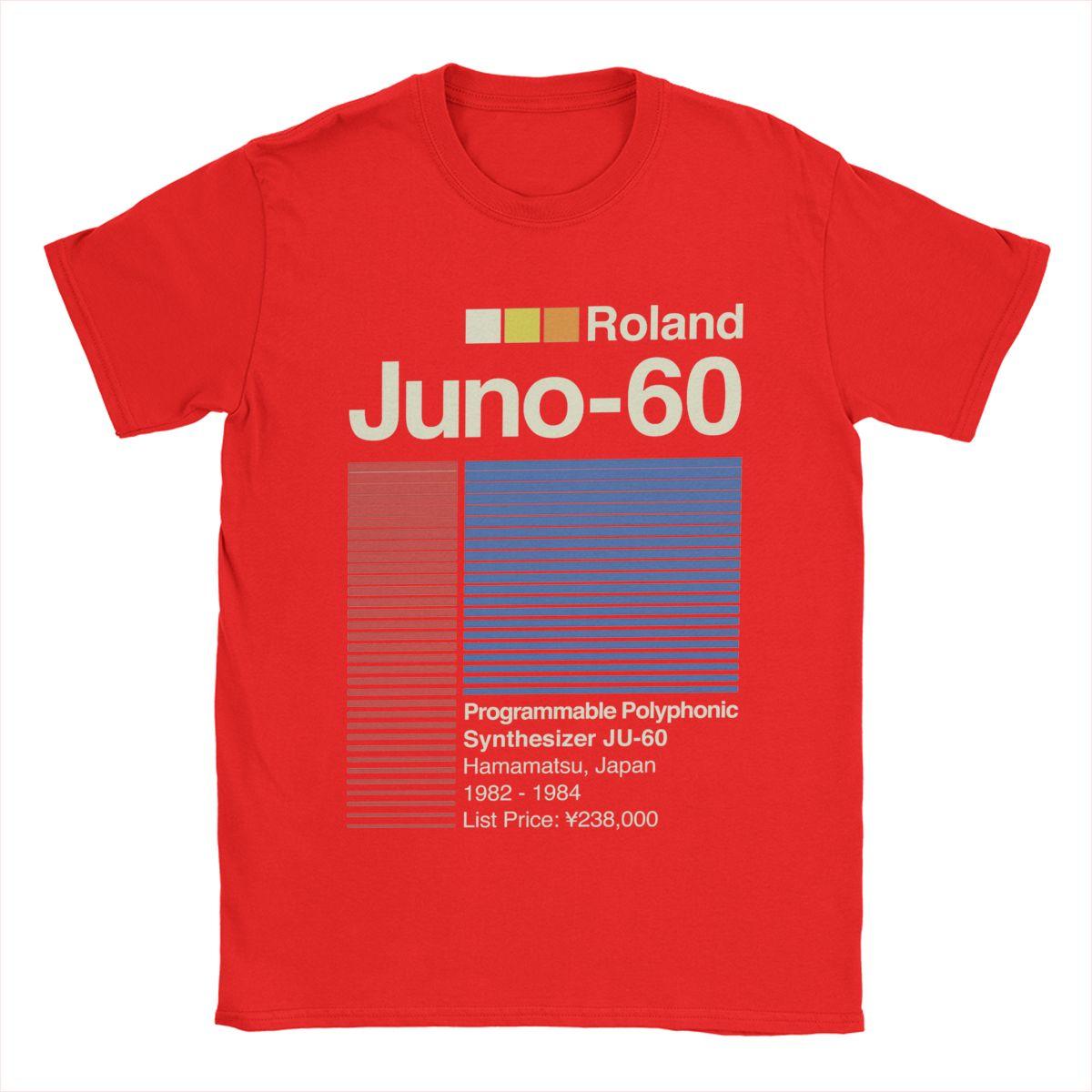 

Мужская футболка Juno 60 Horizontal Roland, хлопковая одежда, новинка, футболка с коротким рукавом и круглым вырезом, подарочная футболка S