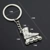 Bag Holder Car Key Ring Skate Keyring Skating Pendant Key Chain Single Row Skating Skate Key Chain
