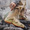 Fashion Platform Men Boots Comfortable Tide Shoes Men's Casual Boots High Top Outdoor Wear Resistant Anti Slip Boots Men Tennis Outdoor