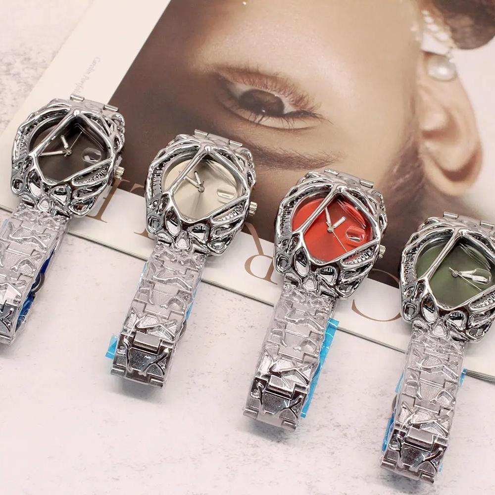 Y2K Antike Alabaster Quarz Uhr Herren Mittelalterlich Kreative Armbanduhr Leuchtende Uhr