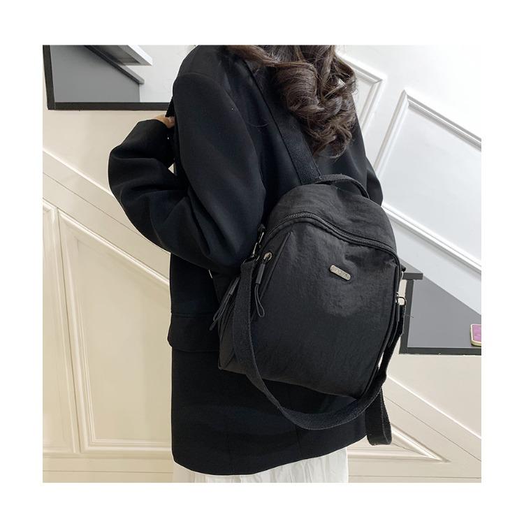 Einfache Umhängetasche Damen Lässige Umhängetasche Große Kapazität Leichter Rucksack