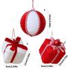 Decoraciones de Árbol de Navidad Terciopeladas Variadas Adornos Festivos Seguros Para Niños Mascotas Suministros de Manualidades Duraderos