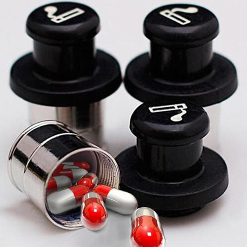 Stainless Steel Pill Box MINI Portable Medicine Pill Box Organiser Waterproof Case