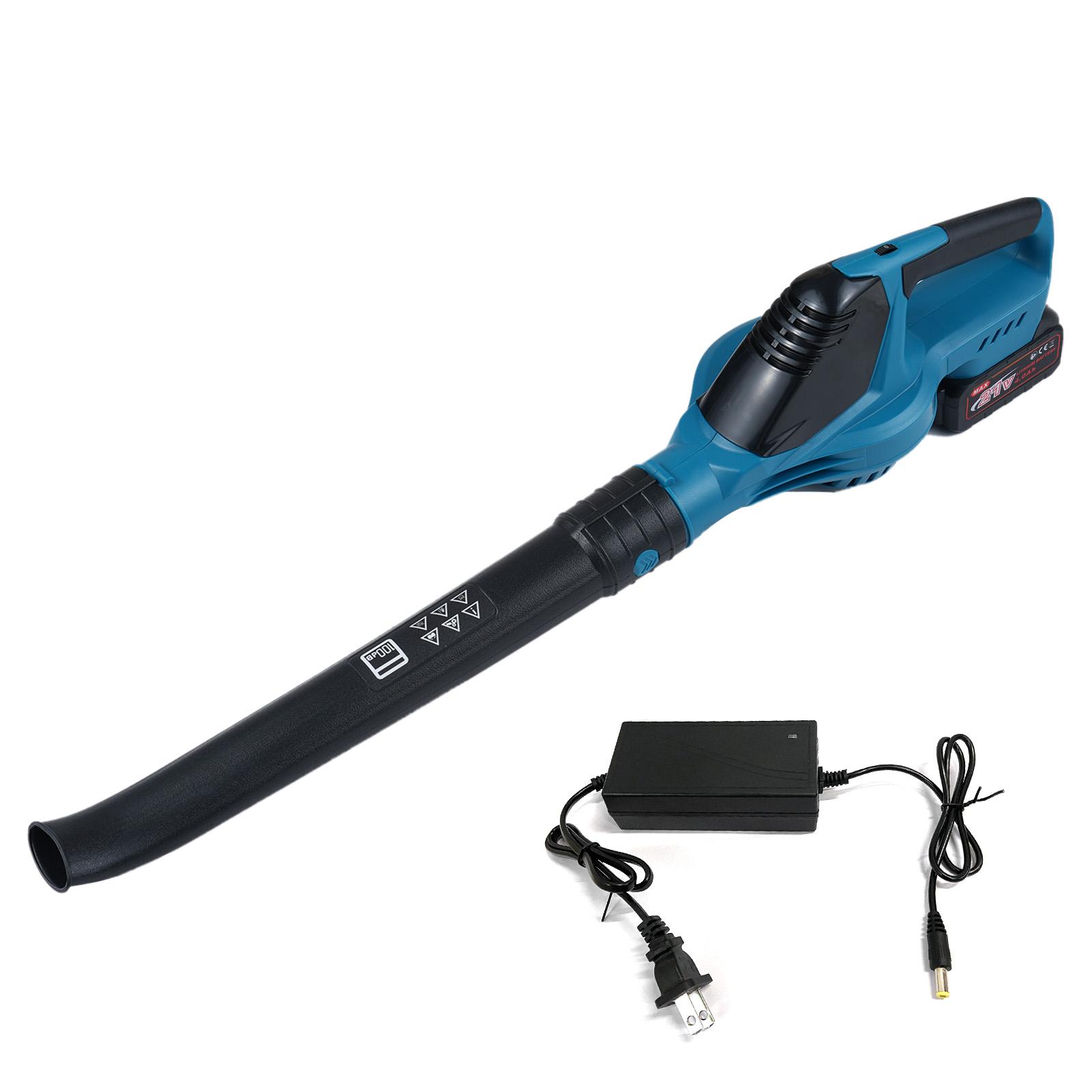 

Leaf Blower 21V Battery Powered Leaf Blower with Battery and Charger 100MPH 120CFM High Speed Leaf Blower Electric Leaf