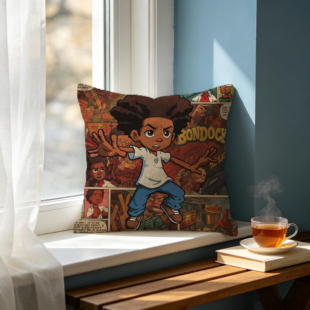 Cartoon TThe Boondocksing Cushion Cover Cushion Cover Set Pcs X X X Pillowcase Decorative Sofa Home Decor