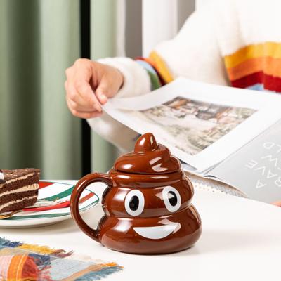 Creative Funny Poo Mug Baba Ceramic Water Cup Design Sense Niche Cute Spoof Personalized Office Cup