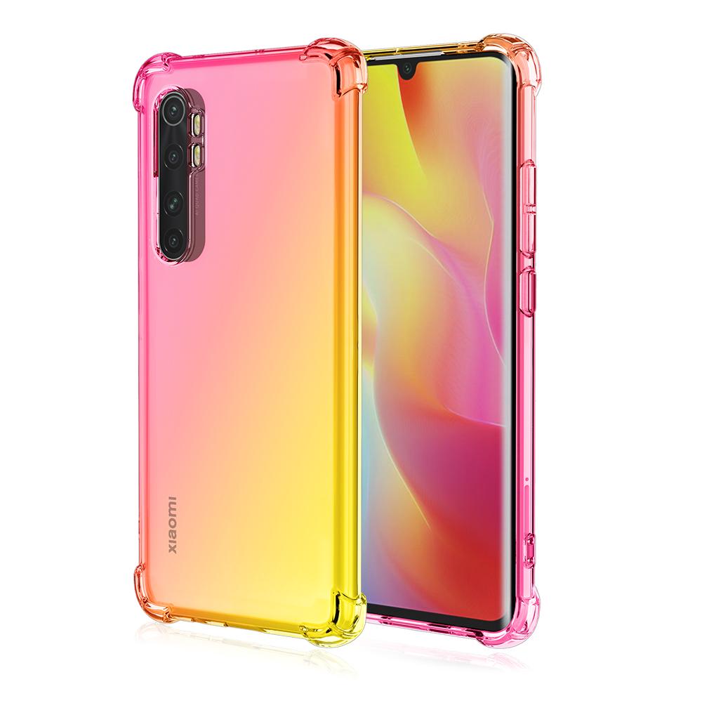 Clear Cute Gradient Phone Case Slim Anti Scratch Flexibilní TPU kryt Nárazuvzdorný ochranný obal pro Xiaomi 12 Lite 13 Pro 14 Ultra CC9e A3 Poco C50