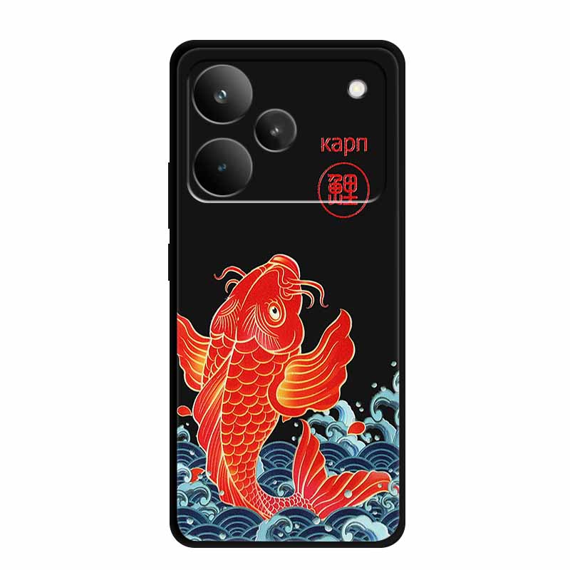3D Hoesje Voor Realme P4 Pro 5G Telefoonhoesje P4Pro Coque Reliëf Bloemen Siliconen Zachte Achterkant Voor Realme P4 Pro Hoesje P 4 Pro