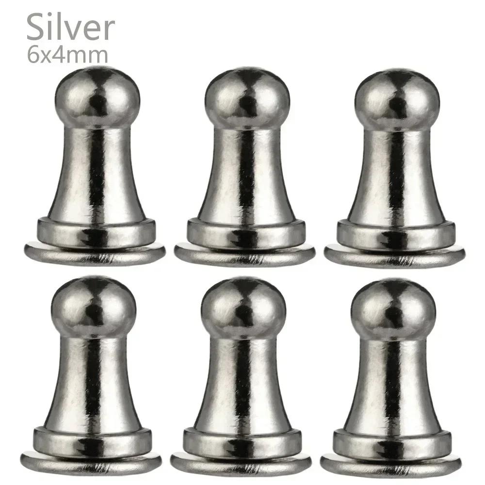 10Pcs Hot Sale Round Garment Rivets Monk Head Screws Brass Nail Cloth Button Bag Shoes Leather Crafts Sewing Accessories