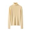 Women's High Neck 100% Pure Cashmere Sweater - Thickened, Slimming, Warm Knit Base Layer
