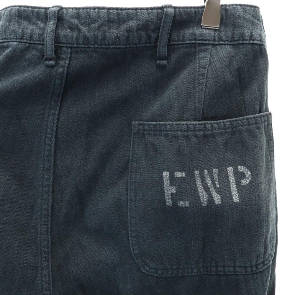 COOTIE Herringbone Button fly Long pants w30 Black series Men's Used