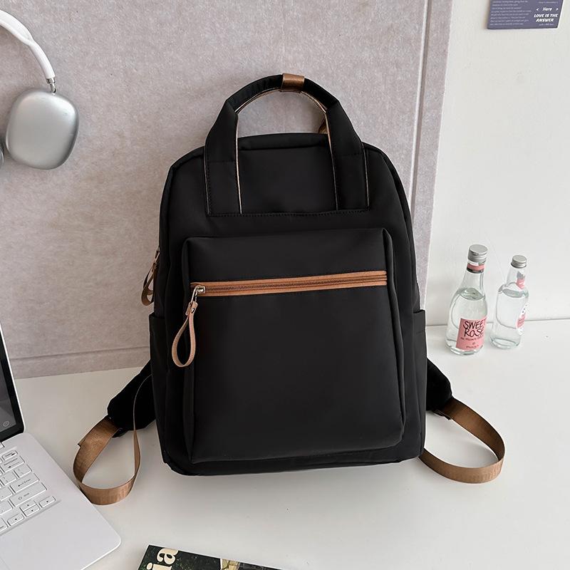 Schoolbag new college students multi-functional commuter bag travel simple backpack portable backpack junior high school students tutoring bag