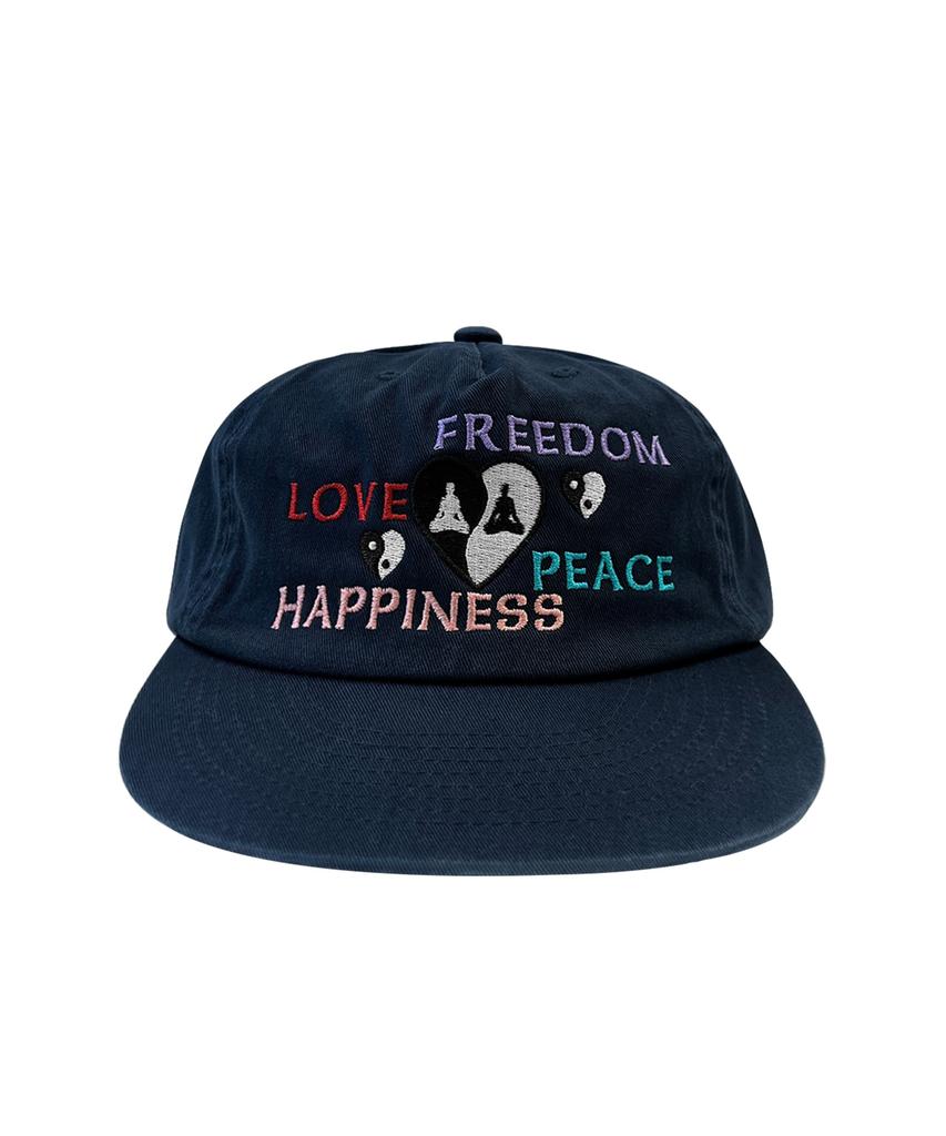 BHAVANTU Love Freedom Peace Happiness Cap (2 Colors)