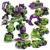 6 IN 1 NBK 42CM Devastator Toy Transformation KO Robot Car combination Action Figure excavator Blender Model Kid Christmas gif