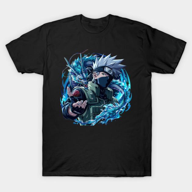 Asiatische Größe Baumwolle Unisex T-Shirt Druck T-Shirt kakashi T-Shirt No-Cut Druck Reguläre Passform