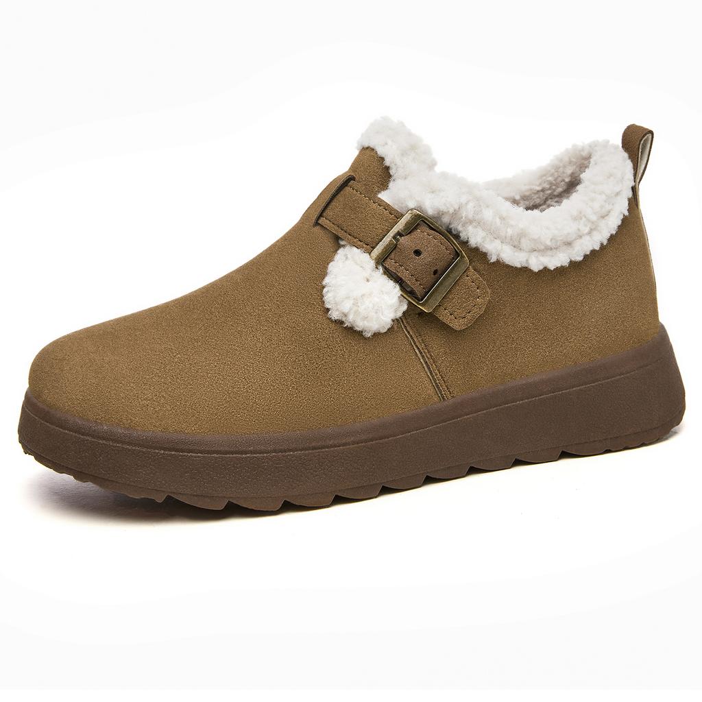 Shoes Women's Winter Cotton Shoes Piled Thickened Snow Boots Cold-proof and Warm Cotton Boots Versatile Short Boots Outer Women's Boots
