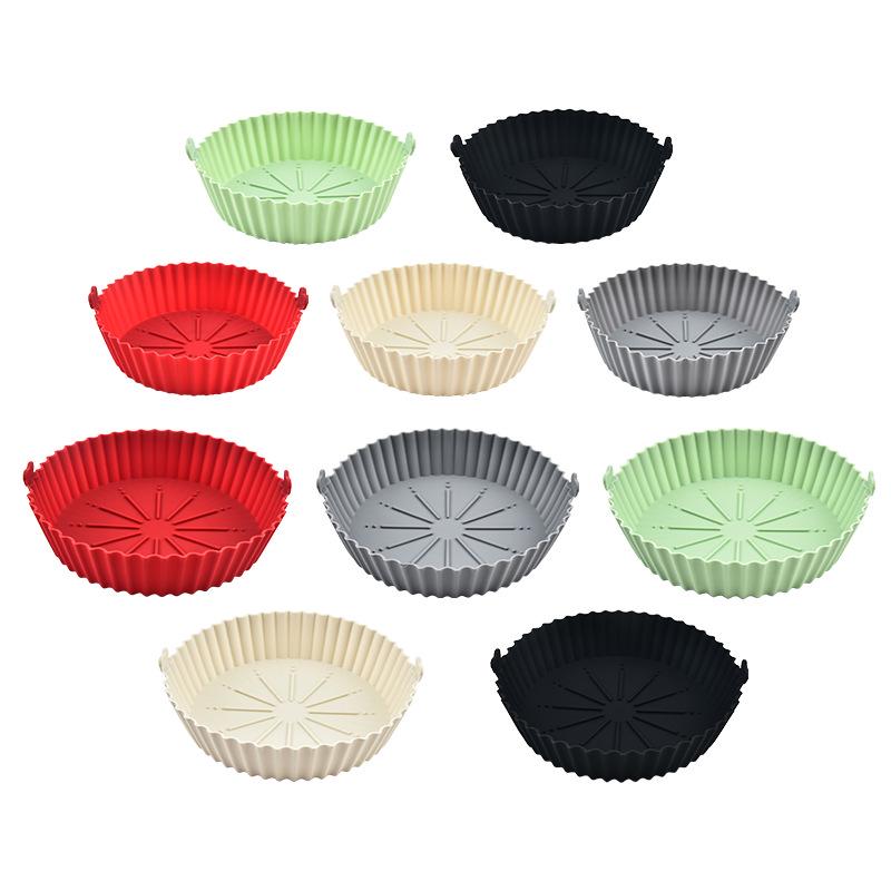 Silicone Air Fryer Mat: Heat-Resistant, Non-Stick Baking Mat for Round Pans