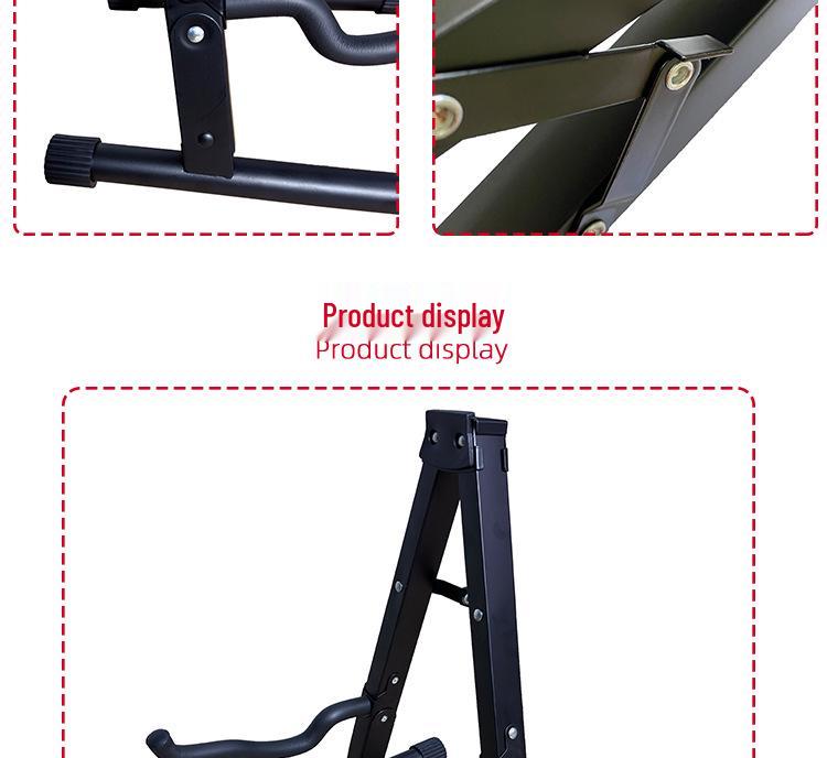 Guitar A-frame Foldable Dual-use Stand for Electric & Acoustic Guitars