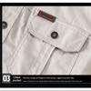 Men'S Spring And Autumn Shirts, Men'S Long-Sleeve Cotton Work Shirts, Men'S Loose Casual Spring Jackets, Men'S Tops