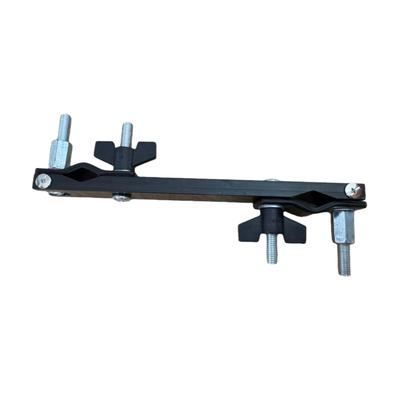 Universal Black Metal Drum Rack with Multi-Directional Expansion Clamp
