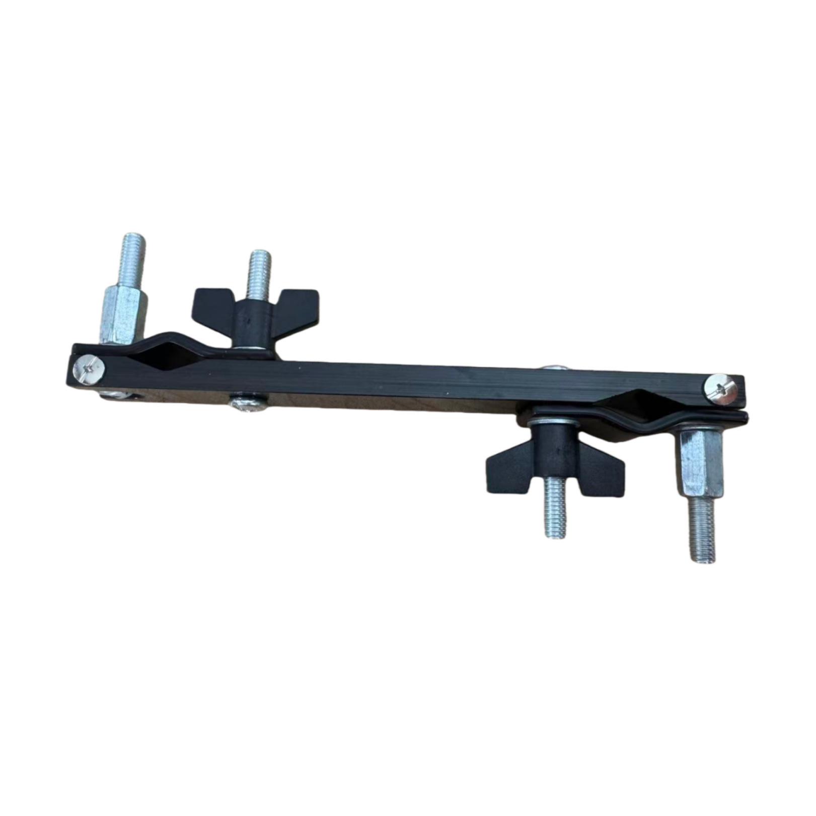 Universal Black Metal Drum Rack with Multi-Directional Expansion Clamp