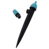 5PCS/SET 360° Adjustable Automatic Lawn Sprinkler Buried Plug Water Saving Garden Nozzle Watering System Large Area Coverage