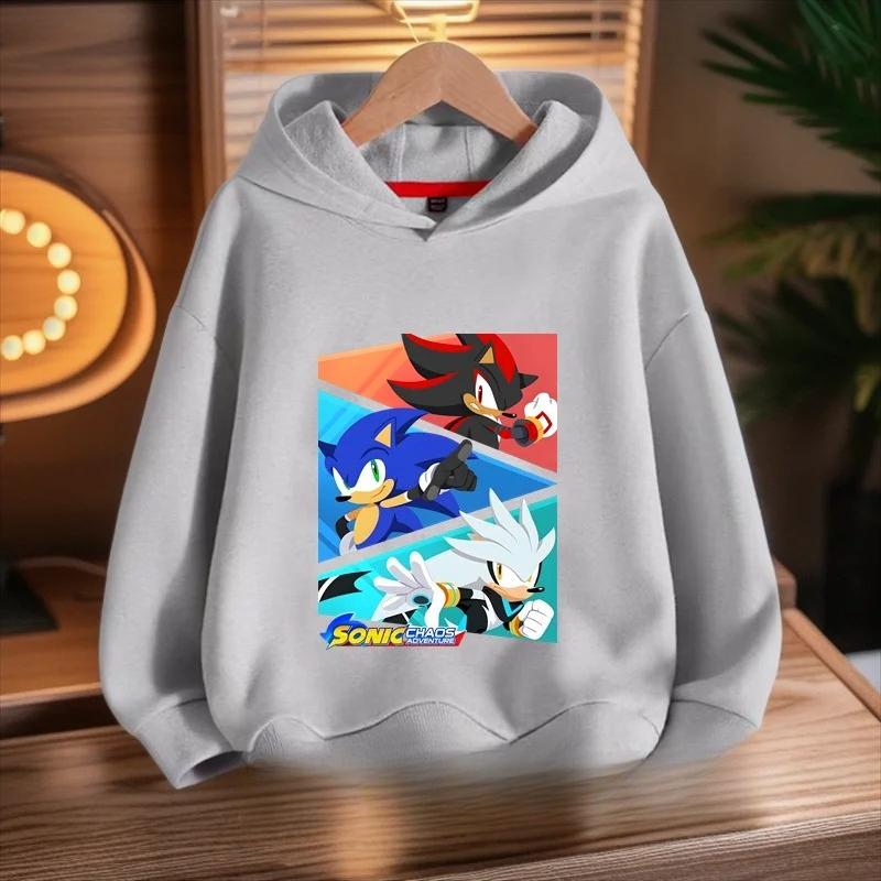 Cartoon Printed Kids Fashion Sweatshirts Casual Versatile Hoodies Sweatshirts Boys
