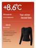 10A Antibacterial Women's Warm Velvet Long-Sleeve Top with Chest Pads, Self-Heating for Autumn/Winter