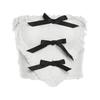 European and American style spring new women's clothing chic sexy slim bow tight love ruffle edge small vest