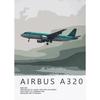 Airbus A320 A380 A350 A319 Aviation Aircraft Posters and Prints Canvas Painting Wall Art Picture for Living Room Home ation